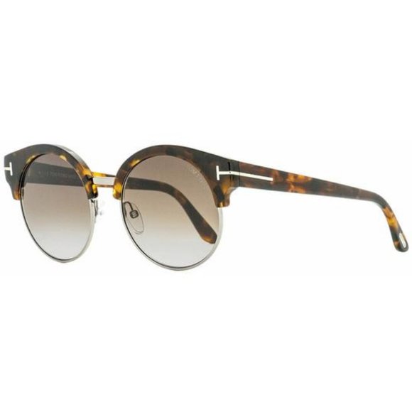 Tom Ford Round Style Brown Gradient Mirrored Lens